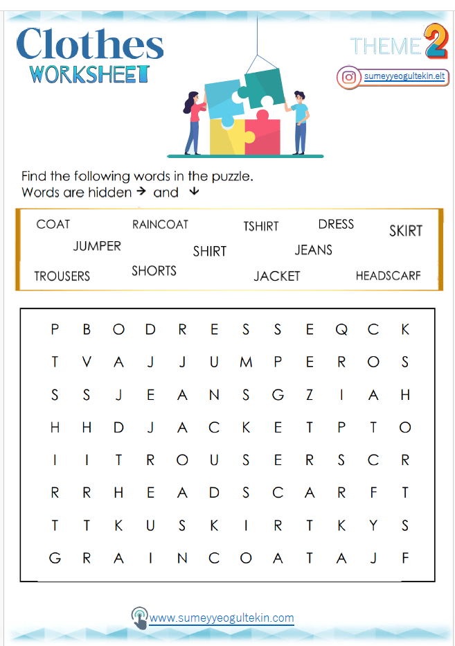 5.3 Personal Life - Clothes Puzzle (PDF)